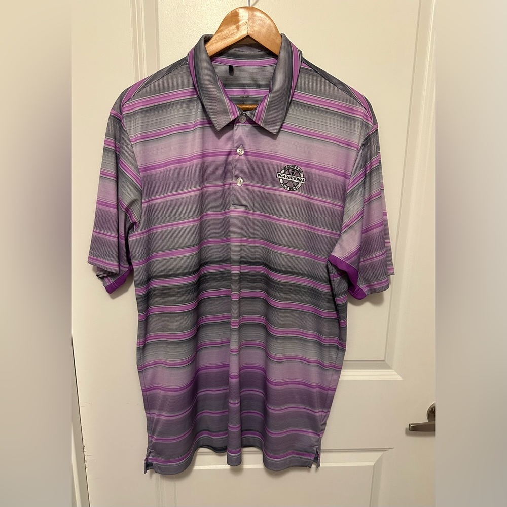 Adidas men’s XL PGA National Resort logo golf polo